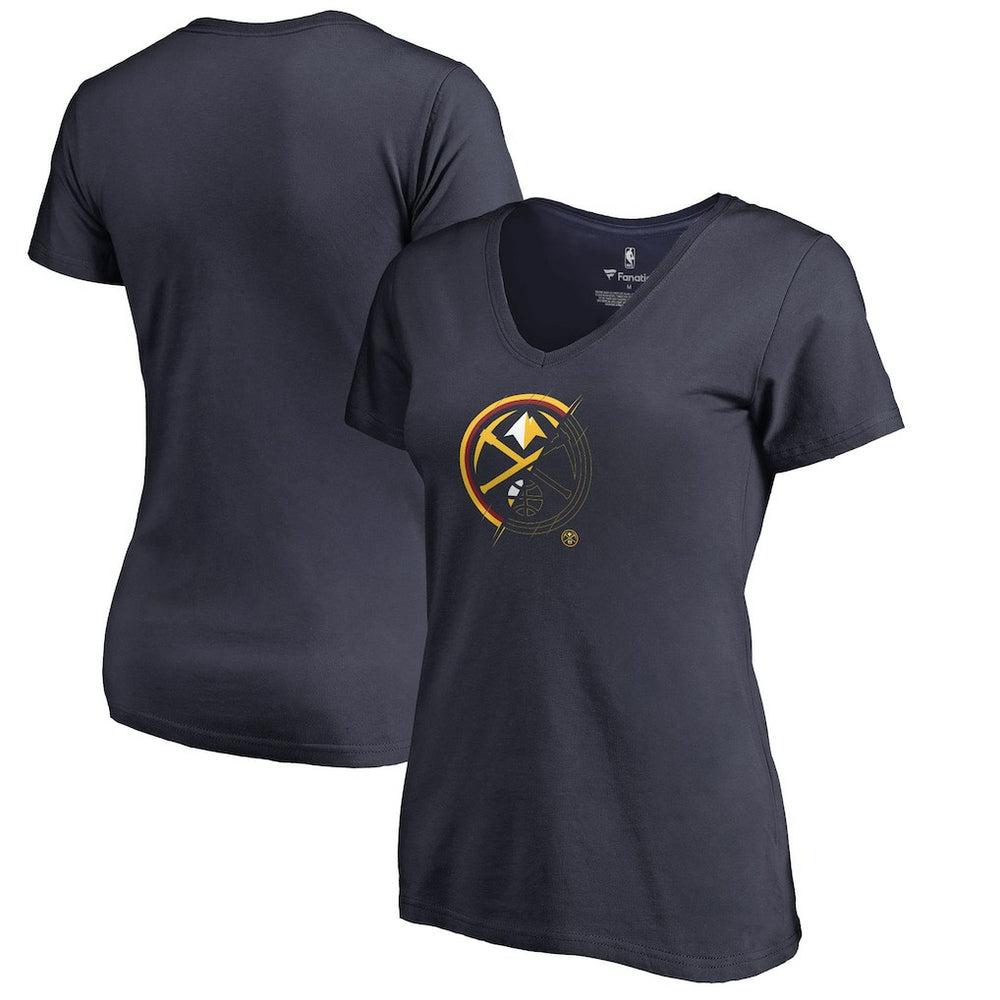 NBA Denver Nuggets Women's X-Ray Slim Fit V-Neck T-Shirt sale