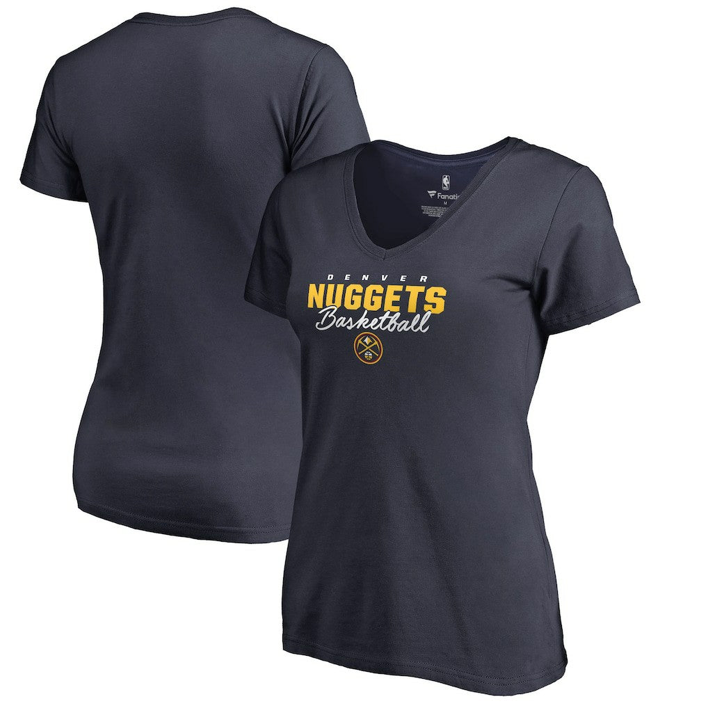 NBA Denver Nuggets Women's Script Assist V-Neck T-Shirt sale