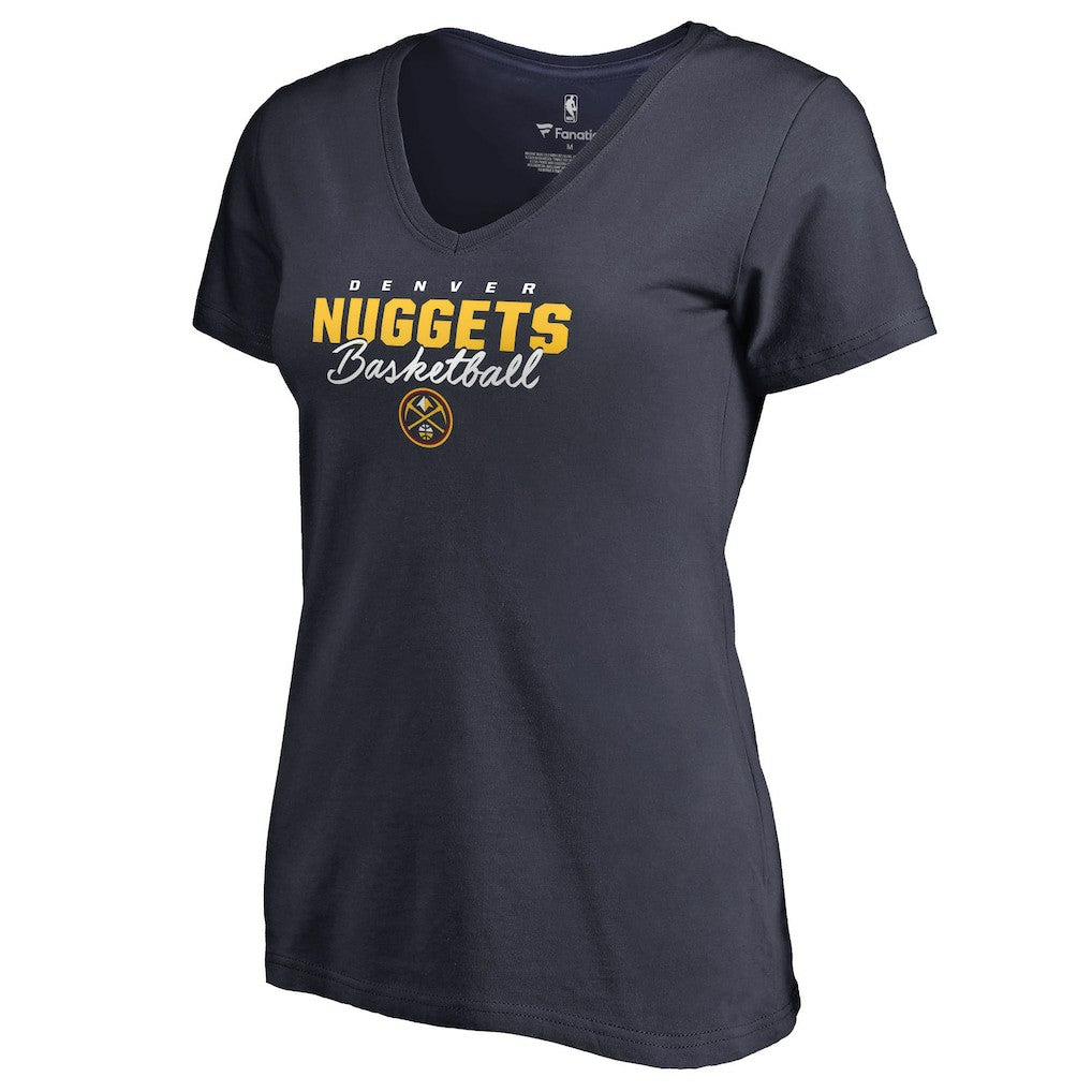 NBA Denver Nuggets Women's Script Assist V-Neck T-Shirt sale