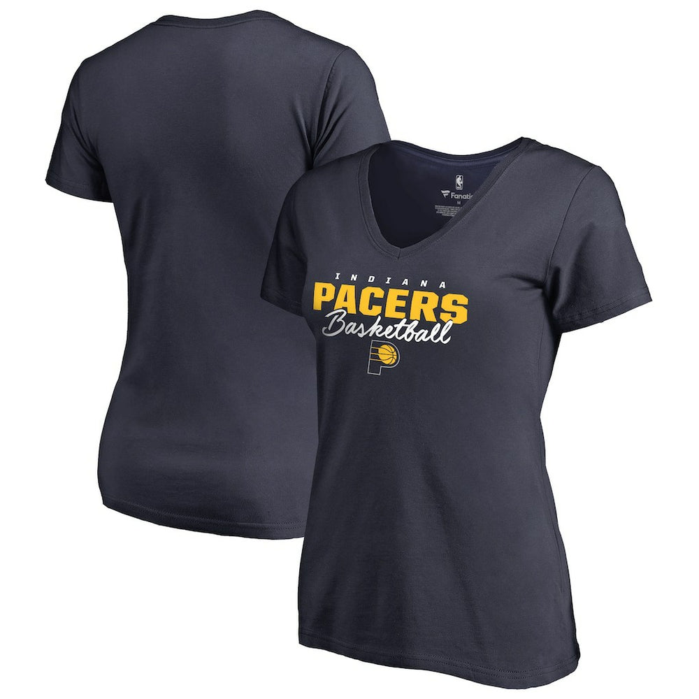 NBA Indiana Pacers Women's Script Assist V-Neck T-Shirt