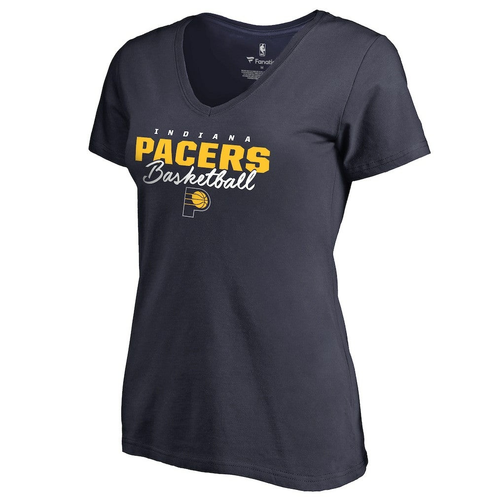 NBA Indiana Pacers Women's Script Assist V-Neck T-Shirt