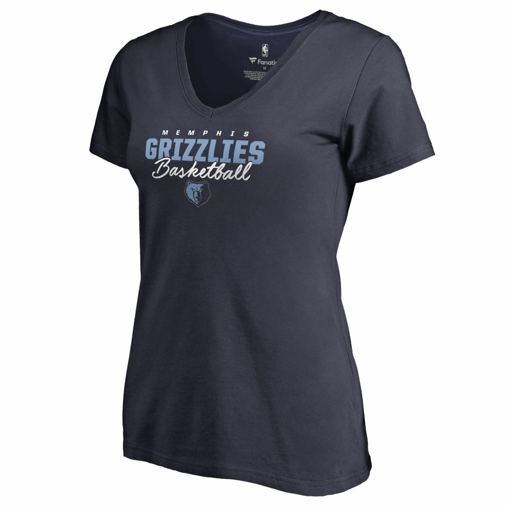 NBA Memphis Grizzlies Women's Script Assist V-Neck T-Shirt