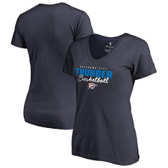 NBA Oklahoma City Thunder Women's Script Assist V-Neck T-Shirt
