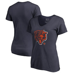 Women's X-Ray Slim Fit V-Neck T-Shirt - Chicago Bears