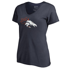 Women's X-Ray V-Neck T-Shirt - Denver Broncos
