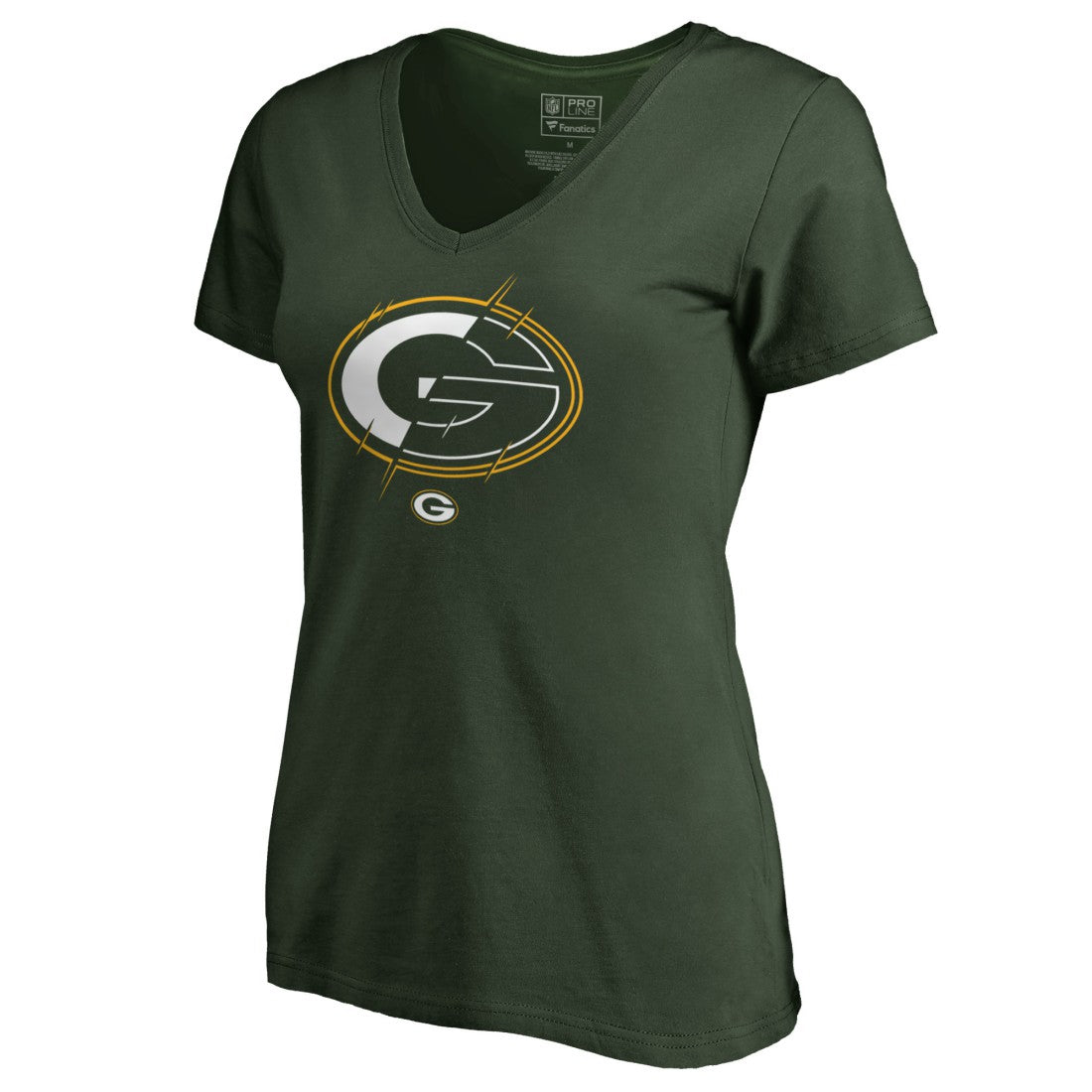 Women's X-Ray Slim Fit V-Neck T-Shirt - Green Bay Packers