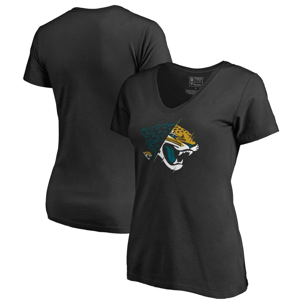 Women's X-Ray Slim Fit V-Neck T-Shirt - Jacksonville Jaguars