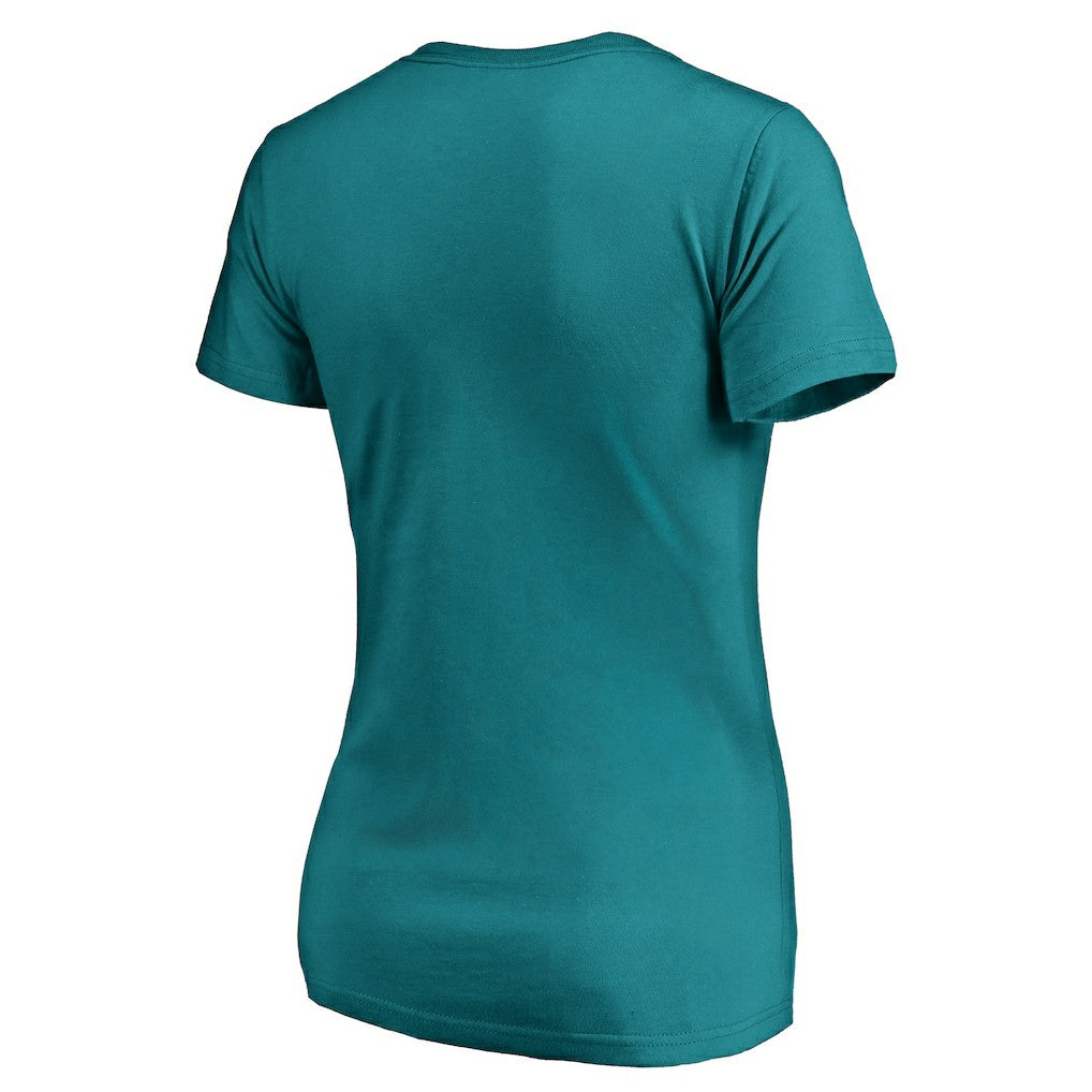 Women's X-Ray Slim Fit V-Neck T-Shirt - Miami Dolphins
