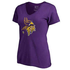 Women's X-Ray Slim Fit V-Neck T-Shirt - Minnesota Vikings