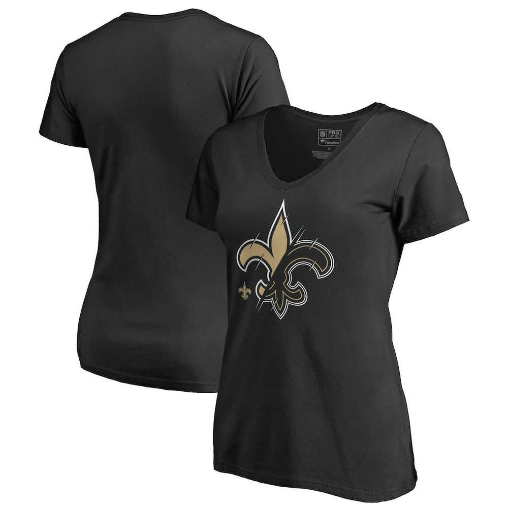 Women's X-Ray Slim Fit V-Neck T-Shirt - New Orleans Saints