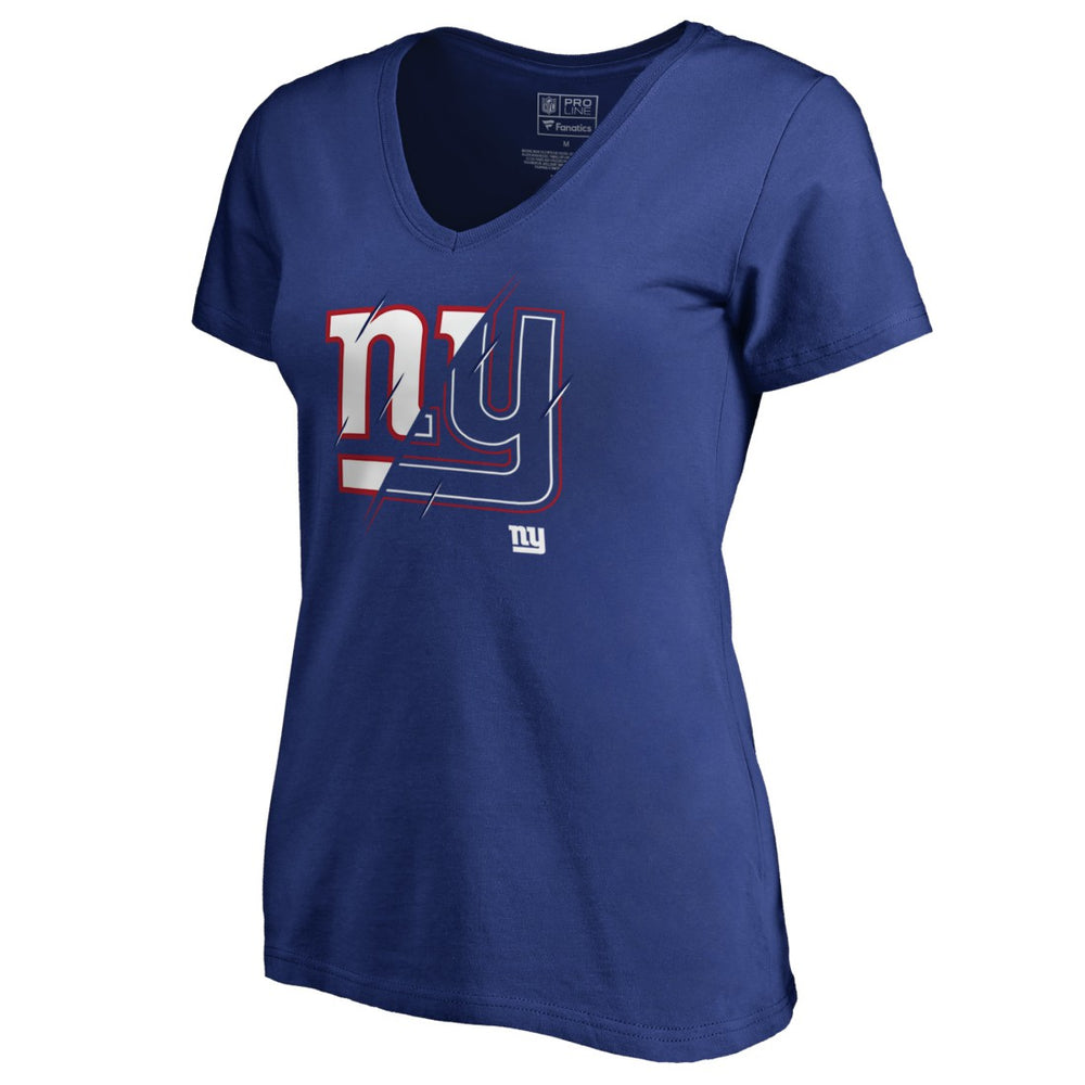 Women's X-Ray Slim Fit V-Neck T-Shirt - New York Giants