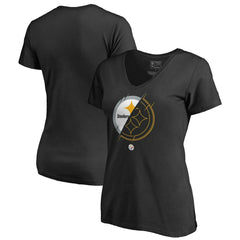 Women's X-Ray Slim Fit V-Neck T-Shirt - Pittsburgh Steelers