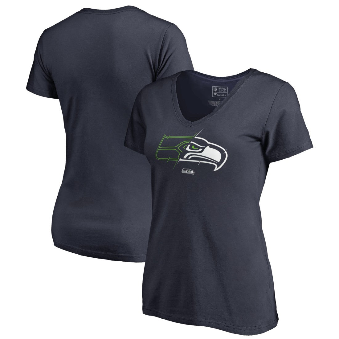 Women's X-Ray V-Neck T-Shirt - Seattle Seahawks