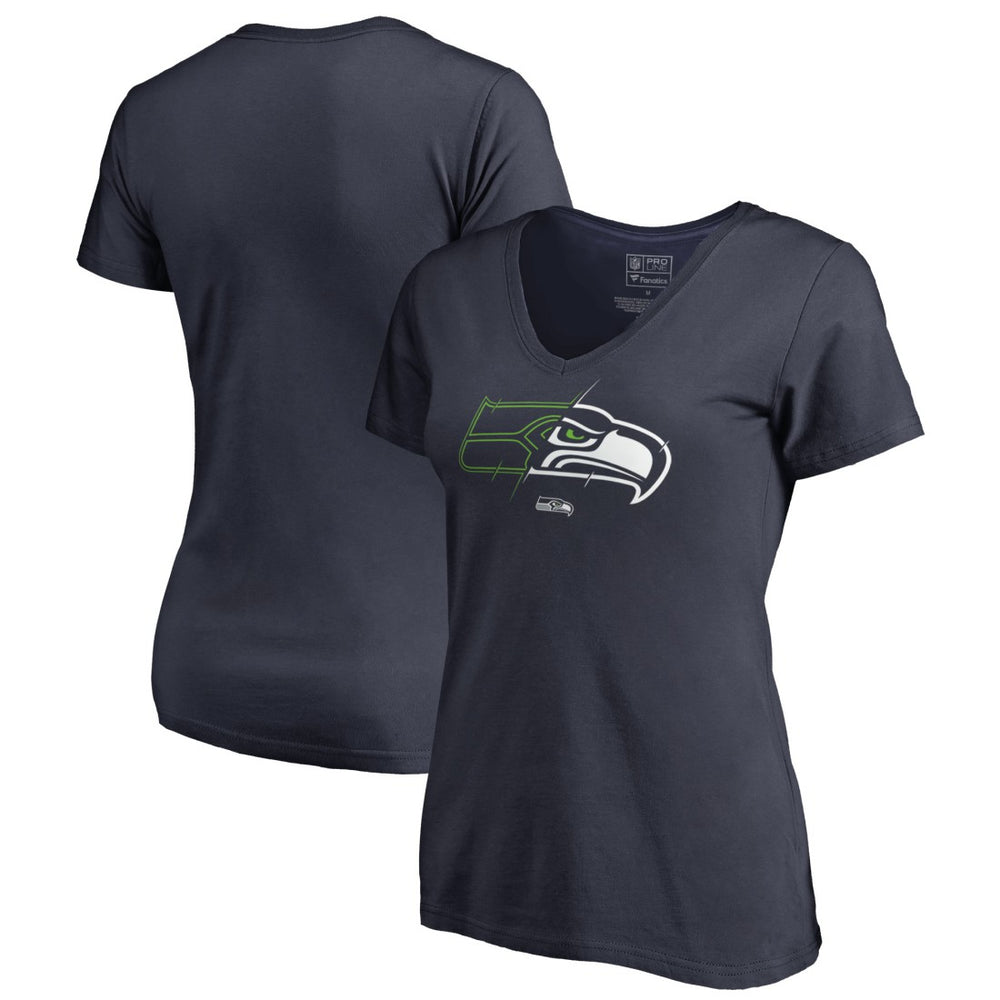 Women's X-Ray V-Neck T-Shirt - Seattle Seahawks