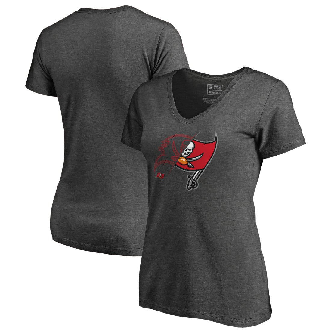 Women's X-Ray Slim Fit V-Neck T-Shirt - Tampa Bay Buccaneers