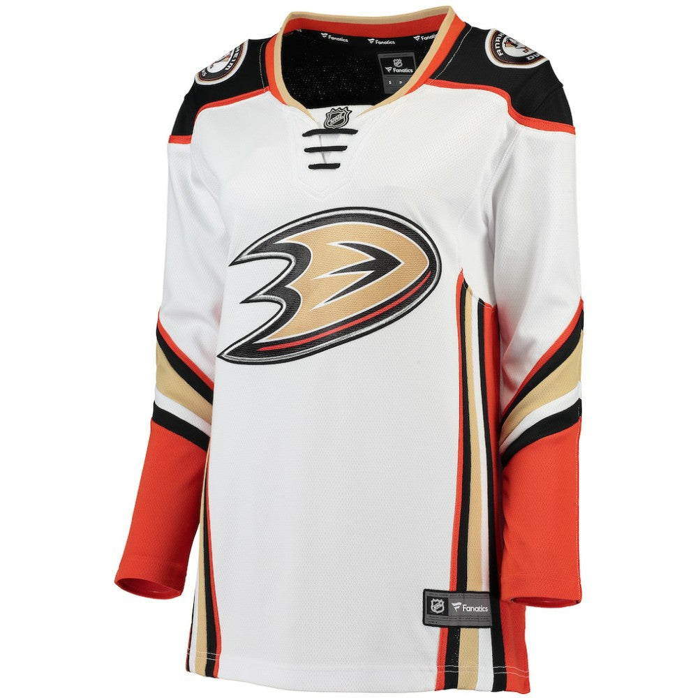 NHL White Anaheim Ducks Fanatics Women's Away Breakaway Jersey