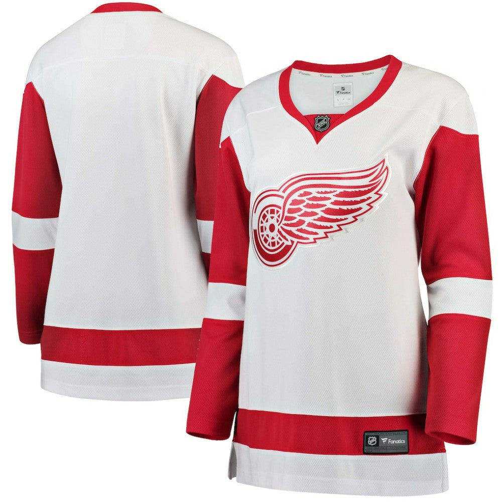 NHL White Detroit Red Wings Fanatics Women's Away Breakaway Jersey