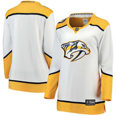 NHL White Nashville Predators Fanatics Women's Away Breakaway Jersey