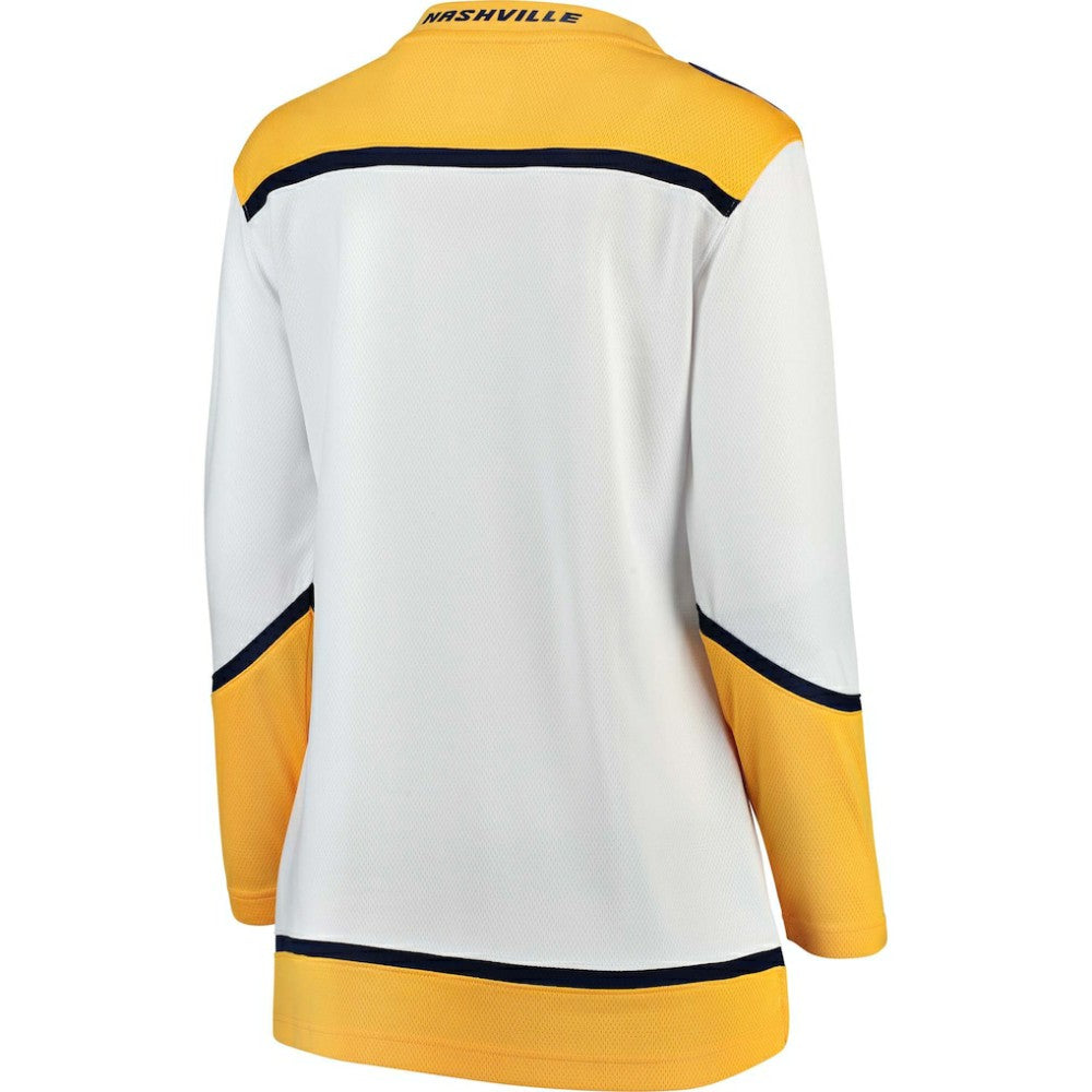 NHL White Nashville Predators Fanatics Women's Away Breakaway Jersey