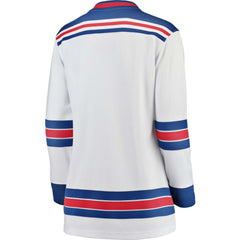 NHL White New York Rangers Fanatics Women's Away Breakaway Jersey