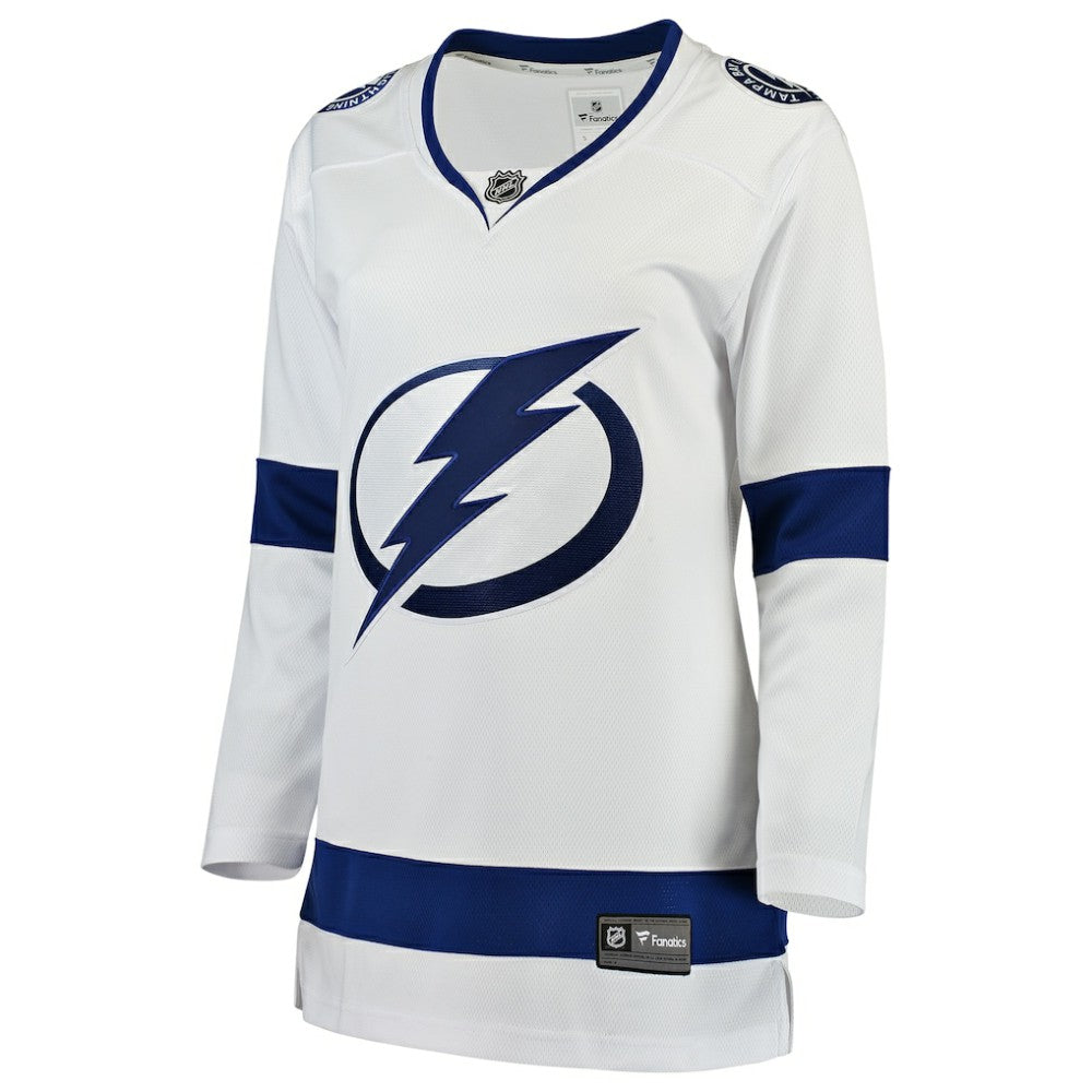 NHL White Tampa Bay Lightning Fanatics Women's Away Breakaway Jersey