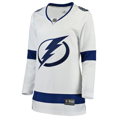 NHL White Tampa Bay Lightning Fanatics Women's Away Breakaway Jersey