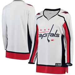 NHL White Washington Capitals Fanatics Women's Away Breakaway Jersey