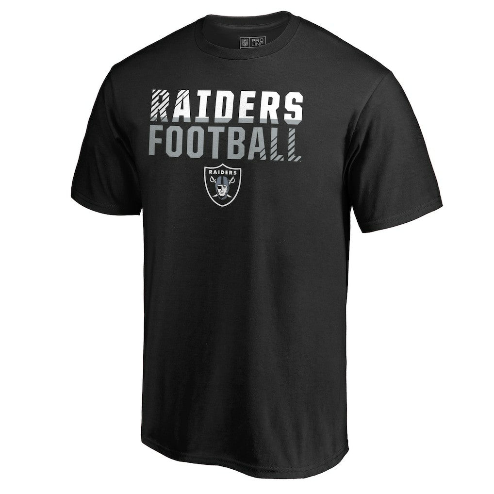 Iconic Collection Fade Out T-Shirt - Las Vegas Raiders