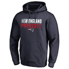Iconic Collection Fade Out Pullover Hoodie - New England Patriots