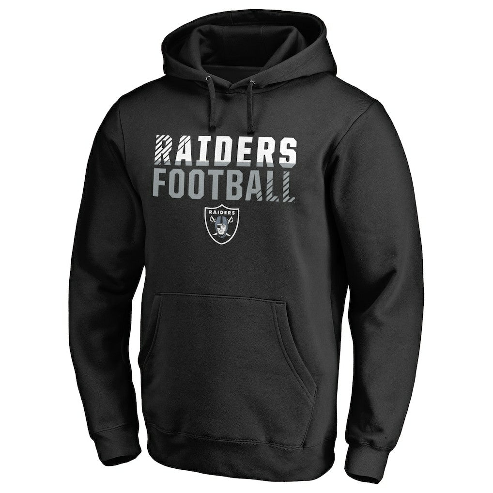 Iconic Collection Fade Out Pullover Hoodie - Las Vegas Raiders