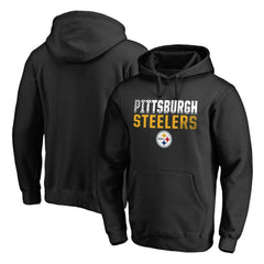 Iconic Collection Fade Out Pullover Hoodie - Pittsburgh Steelers