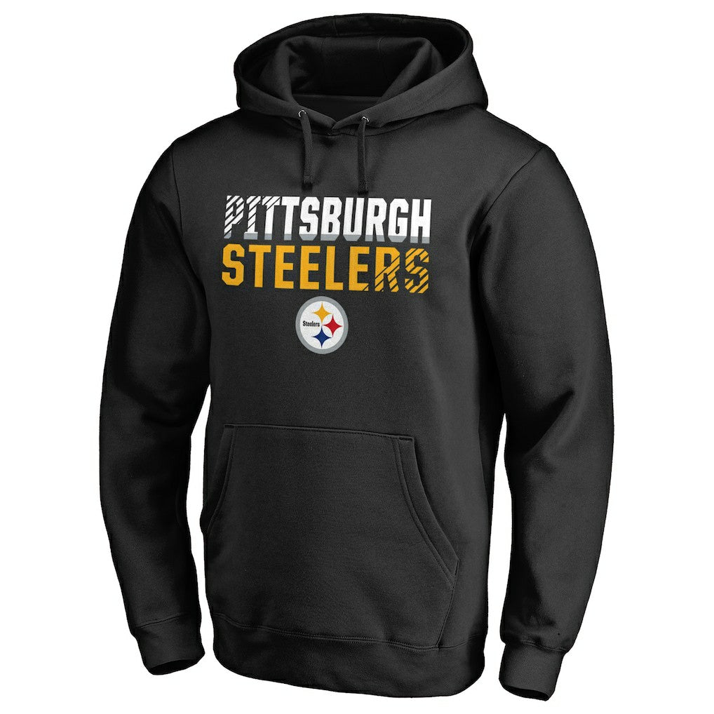 Iconic Collection Fade Out Pullover Hoodie - Pittsburgh Steelers