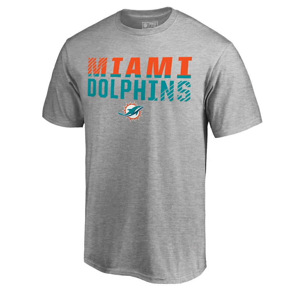 Iconic Collection Fade Out T-Shirt - Miami Dolphins