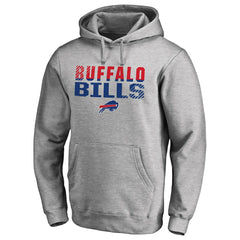 Iconic Collection Fade Out Pullover Hoodie - Buffalo Bills