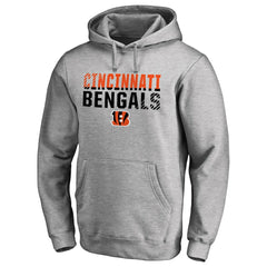 Iconic Collection Fade Out Pullover Hoodie - Cincinnati Bengals