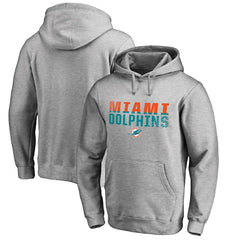 Iconic Collection Fade Out Pullover Hoodie - Miami Dolphins