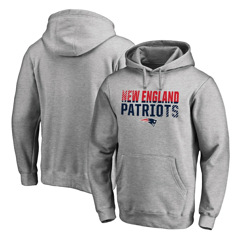 Iconic Collection Fade Out Pullover Hoodie - New England Patriots