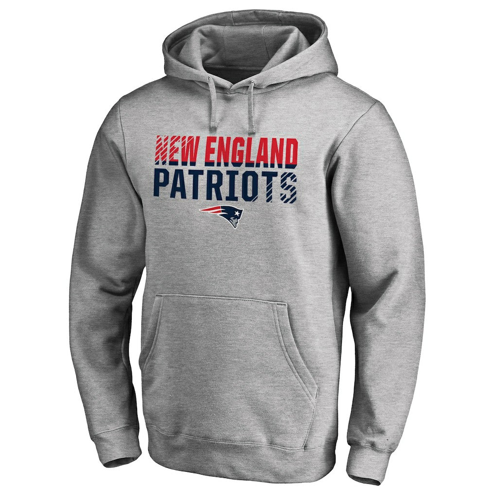 Iconic Collection Fade Out Pullover Hoodie - New England Patriots