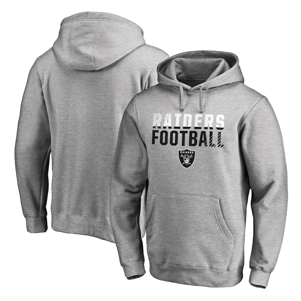 Iconic Collection Fade Out Pullover Hoodie - Las Vegas Raiders