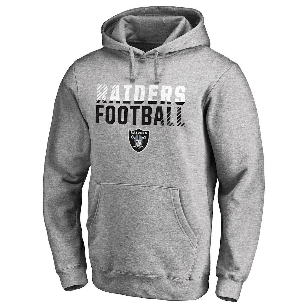 Iconic Collection Fade Out Pullover Hoodie - Las Vegas Raiders