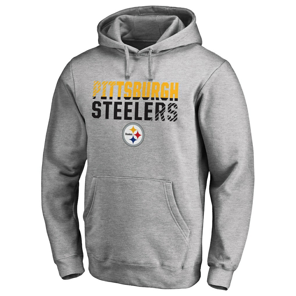 Iconic Collection Fade Out Pullover Hoodie - Pittsburgh Steelers