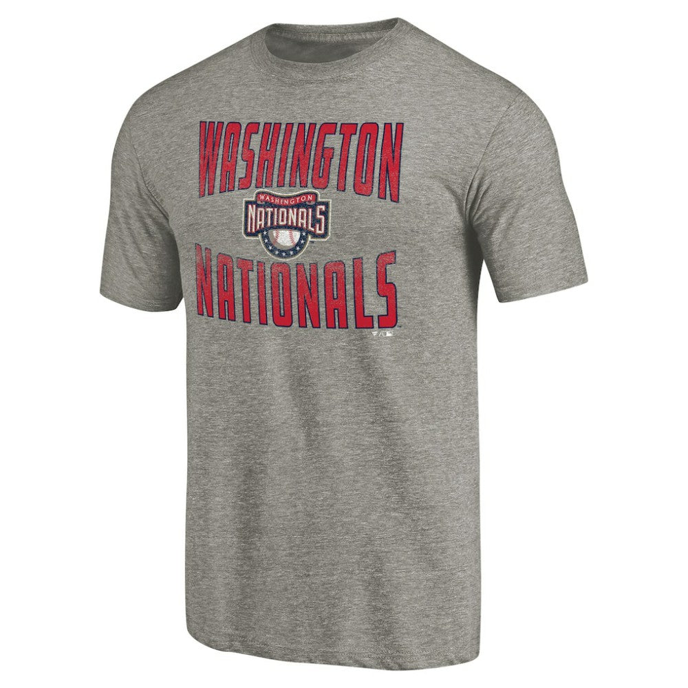 MLB Washington Nationals Cooperstown Collection Antique Stack Tri-Blend T-Shirt