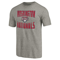 MLB Washington Nationals Cooperstown Collection Antique Stack Tri-Blend T-Shirt