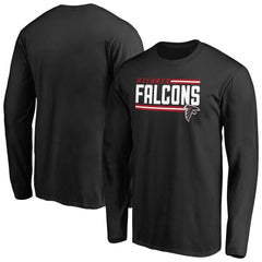 Iconic Collection On Side Stripe Long Sleeve T-Shirt - Atlanta Falcons
