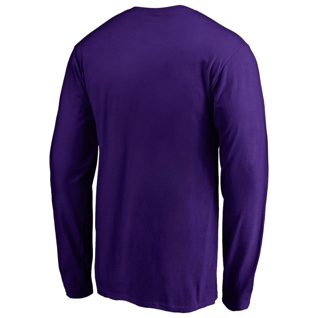 Iconic Collection On Side Stripe Long Sleeve T-Shirt - Baltimore Ravens