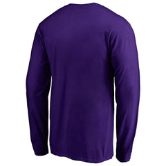 Iconic Collection On Side Stripe Long Sleeve T-Shirt - Baltimore Ravens