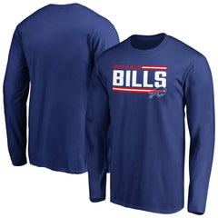 Iconic Collection On Side Stripe Long Sleeve T-Shirt - Buffalo Bills