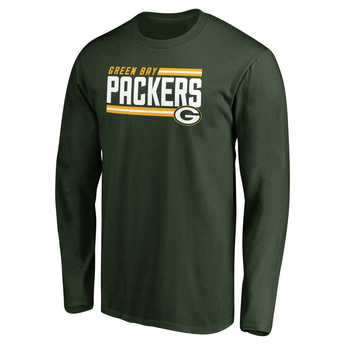 Iconic Collection On Side Stripe Long Sleeve T-Shirt - Green Bay Packers