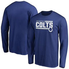 Iconic Collection On Side Stripe Long Sleeve T-Shirt - Indianapolis Colts