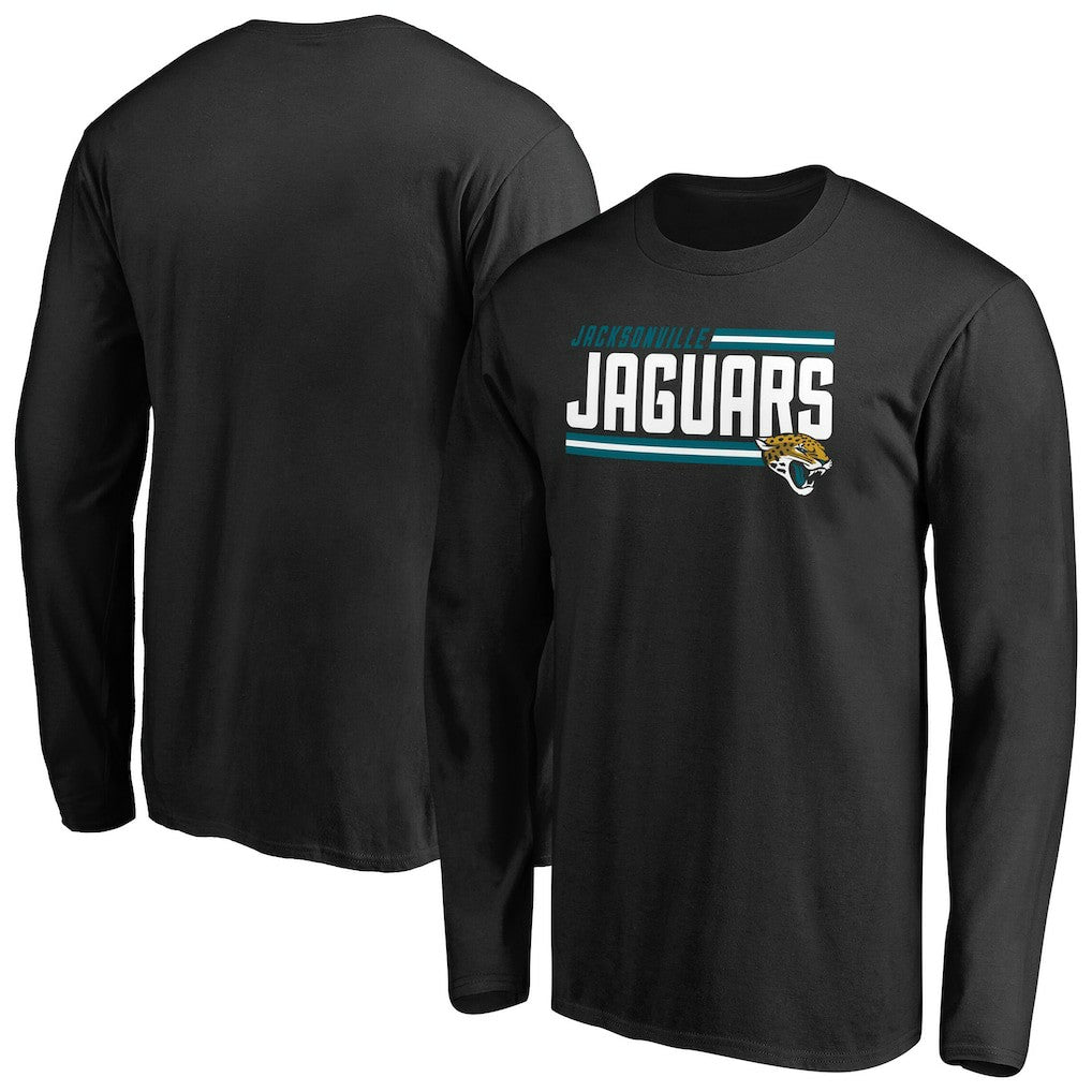 Iconic Collection On Side Stripe Long Sleeve T-Shirt - Jacksonville Jaguars